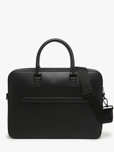 Documententas Tommy hilfiger Zwart monogram AM12675 ander zicht 4