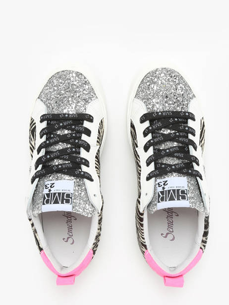 Sneakers Viken Uit Leder Semerdjian Veelkleurig women VIKEN705 ander zicht 4