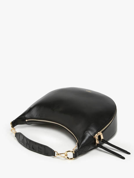 Schoudertas Origami Leder Lancel Zwart origami A13314 ander zicht 2