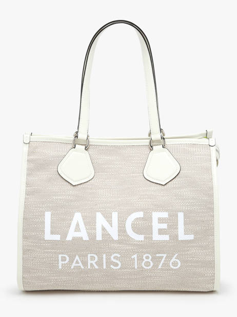 Schoudertas Cabas D'été Met Rits Lancel Beige cabas d'ete A13310