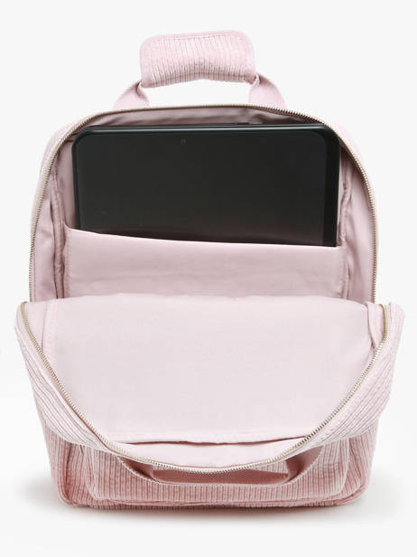 Rugzak 1 Compartiment Roxy Roze feeling good RJBP4795 ander zicht 2