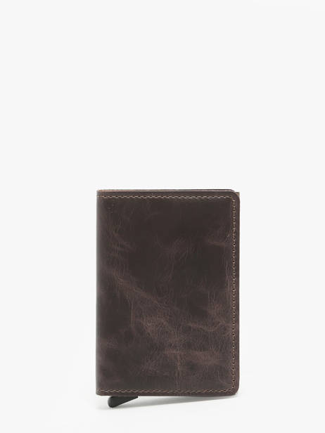 Kaarthouder Leder Secrid Bruin vintage 1229511