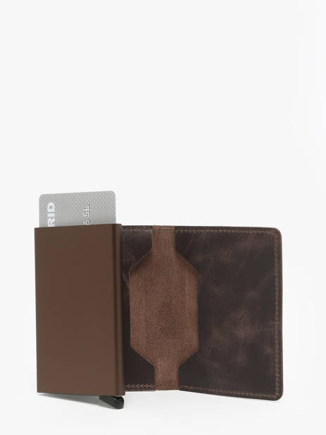 Kaarthouder Leder Secrid Bruin vintage 1229511 ander zicht 1
