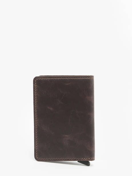 Kaarthouder Leder Secrid Bruin vintage 1229511 ander zicht 2