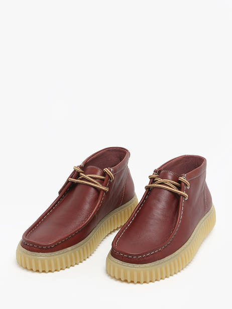 Derby Veterschoenen Torhill Hi Uit Leder Clarks Bruin men 26178267 ander zicht 1