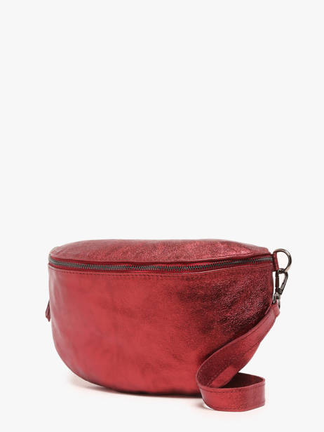 Heuptasje Nine Leder Milano Rood nine NI21123 ander zicht 2