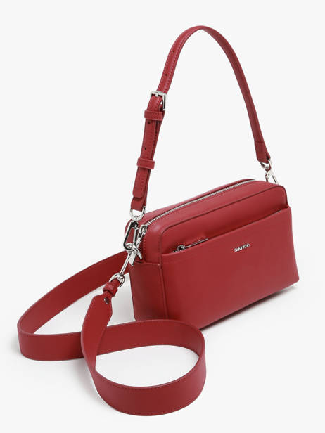Cross Body Tas Must Gerecycleerd Polyester Calvin klein jeans Rood must K612280 ander zicht 2