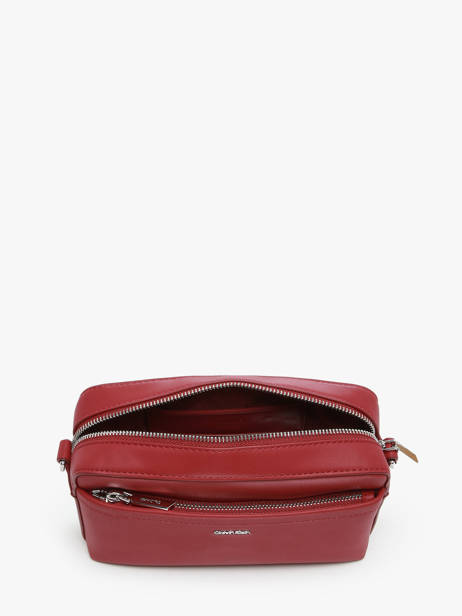 Cross Body Tas Must Gerecycleerd Polyester Calvin klein jeans Rood must K612280 ander zicht 3