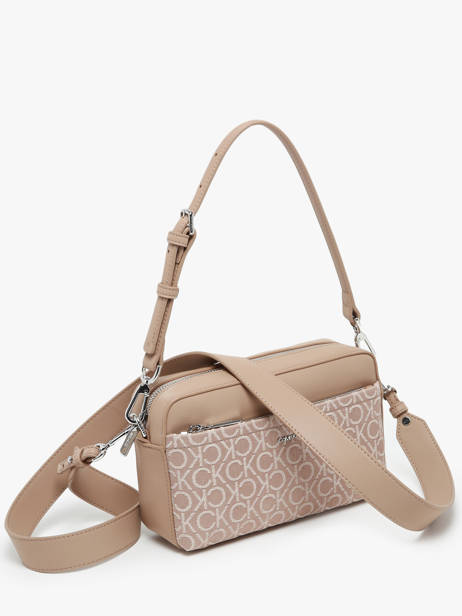 Cross Body Tas Must Gerecycleerd Polyester Calvin klein jeans Beige must K612167 ander zicht 2