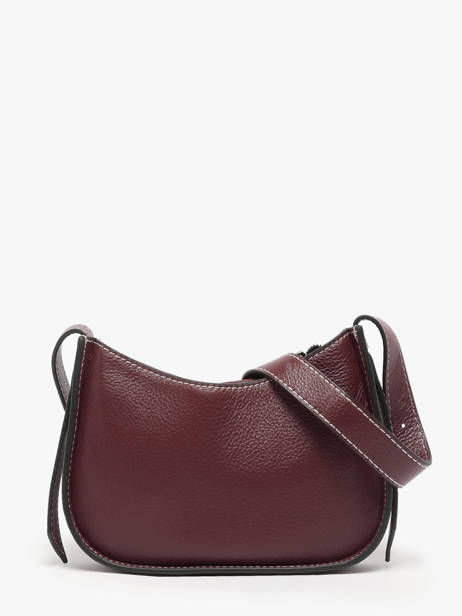 Cross Body Tas Foudre Leder Etrier Violet foudre EFOD089S ander zicht 4