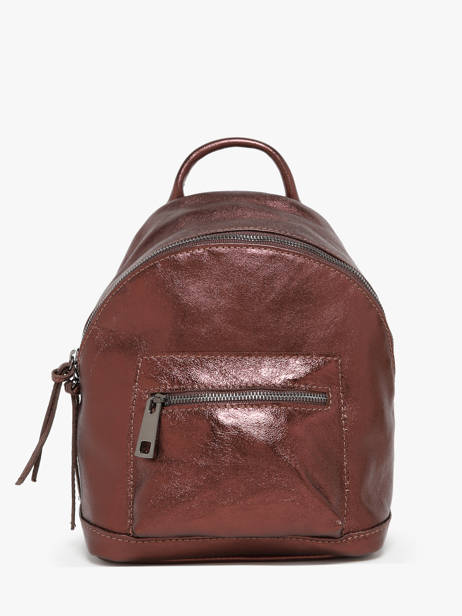 Rugzak Nine Leder Milano Bruin nine NI23066