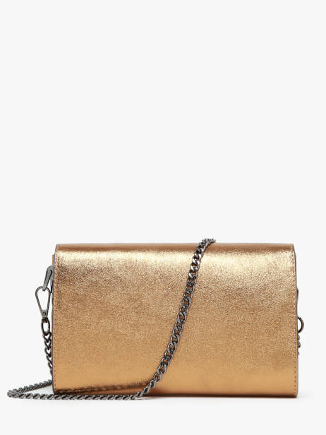 Cross Body Tas Nine Leder Milano Goud nine NI23064N ander zicht 3