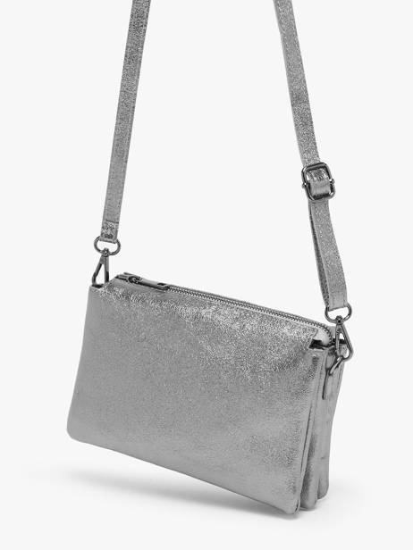 Cross Body Tas Nine Milano Zilver nine NI23116 ander zicht 2