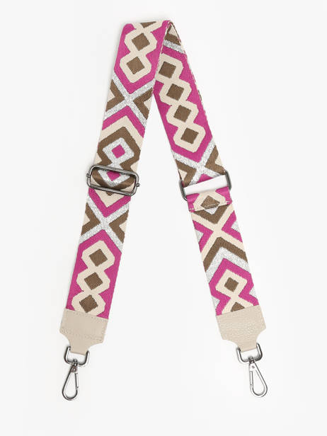 Schouderriem Milano Roze caviar CA2112LO