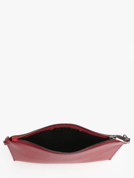 Cross Body Tas Caviar Leder Milano Rood caviar CA240611 ander zicht 3