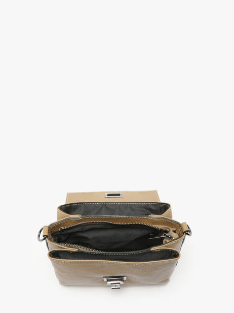 Cross Body Tas Caviar Leder Milano Groen caviar CA24061 ander zicht 3