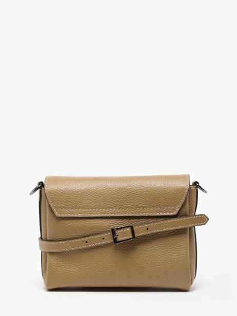 Cross Body Tas Caviar Leder Milano Groen caviar CA24061 ander zicht 4