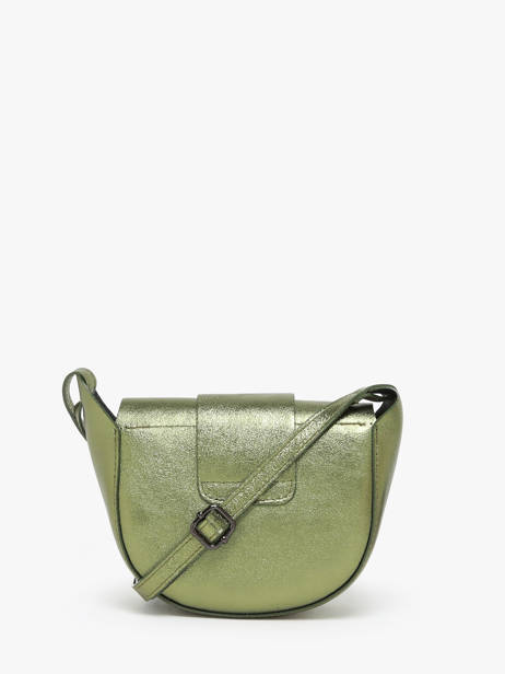 Cross Body Tas Nine Leder Milano Groen nine NI24064 ander zicht 4