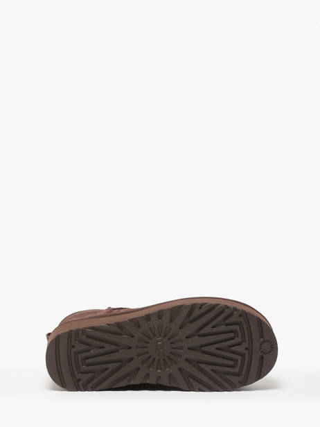 Boots Classic Ultra Mini Platform Uit Leder Ugg Bruin women 1135092 ander zicht 5
