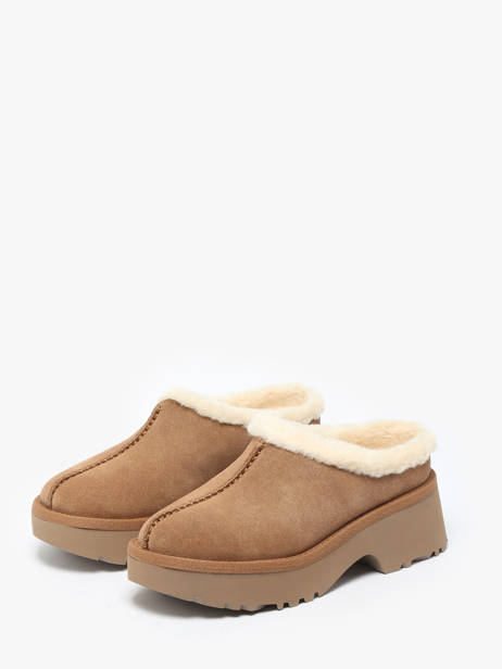 Boots New Height Cozy Uit Leder Ugg Beige women 1162510 ander zicht 2