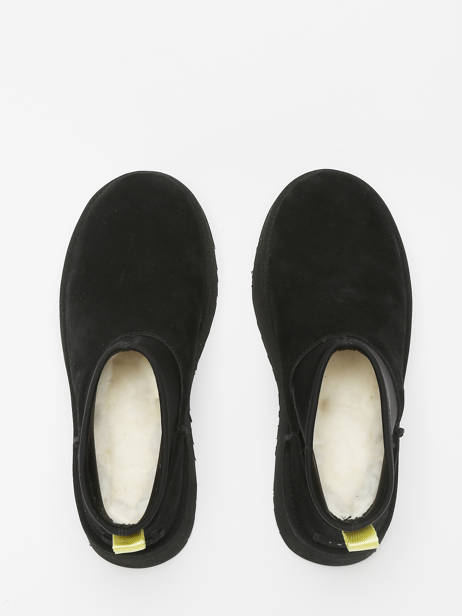 Boots Met Platformzool Classic Mini Dipper Uit Leder Ugg Zwart women 1168170 ander zicht 4