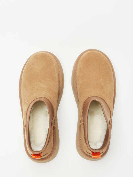 Boots Met Platformzool Classic Mini Dipper Uit Leder Ugg Beige women 1168170 ander zicht 4