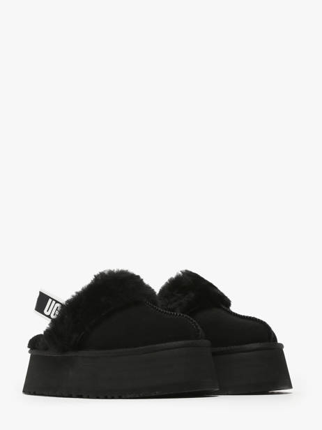 Slippers Met Riempjes Funkette Uit Leder Ugg Zwart women 1113474 ander zicht 2