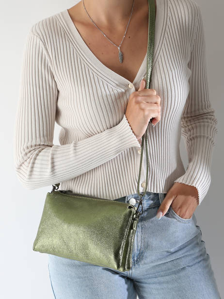 Cross Body Tas Nine Milano Groen nine NI23116 ander zicht 1