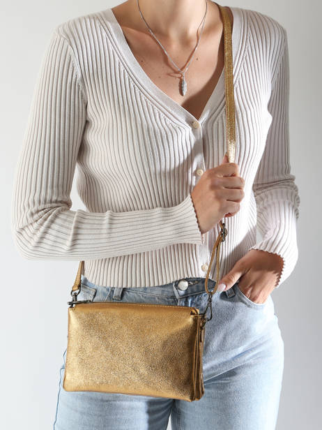 Cross Body Tas Nine Milano Goud nine NI23116 ander zicht 1