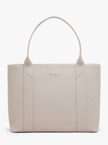 Handtas Delft Leder Nathan baume Beige mondrian 5