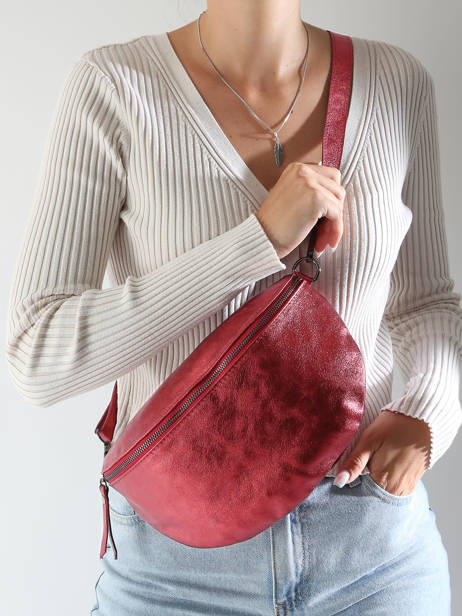 Heuptasje Nine Leder Milano Rood nine NI21123 ander zicht 1