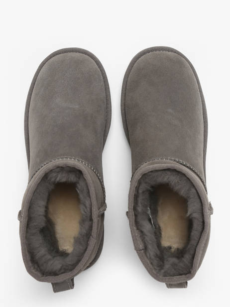 Classic Mini Ii Laarzen Uit Leder Ugg Grijs women 1016222 ander zicht 4