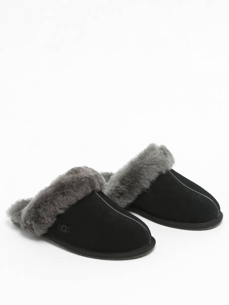 Scuffette Ii Pantoffels Uit Leder Ugg Zwart women 1106872 ander zicht 2