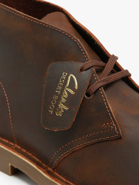 Enkelhoge Stadsschoenen Desert Uit Leder Clarks Bruin men 26166785 ander zicht 2