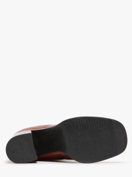 Enkellaarsjes Met Hak Uit Leder Mjus Bruin women P96212 ander zicht 5