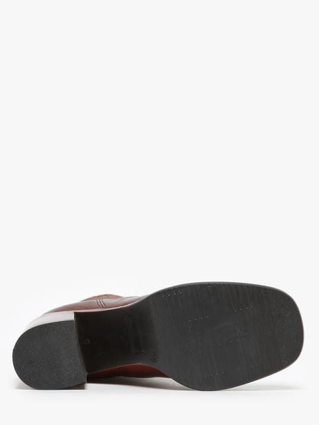 Enkellaarsjes Met Hak Uit Leder Mjus Bruin women P96225 ander zicht 5