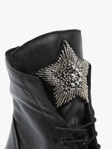 Enkellaarsjes Uit Leder Mjus Zwart women M77277 ander zicht 3