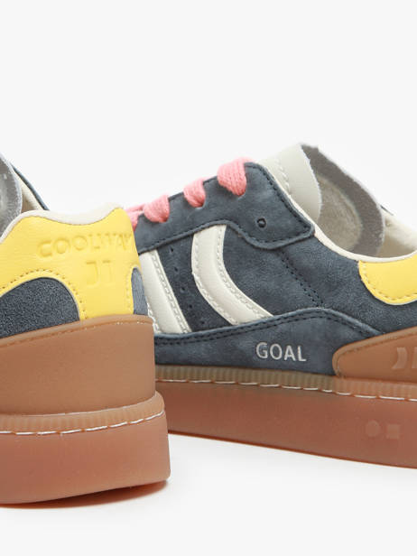 Sneakers Goal Uit Leder Coolway Grijs women 7644931 ander zicht 3