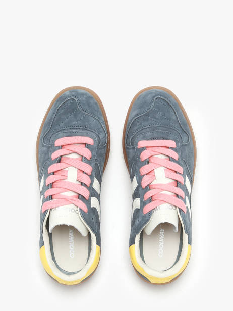 Sneakers Goal Uit Leder Coolway Grijs women 7644931 ander zicht 4