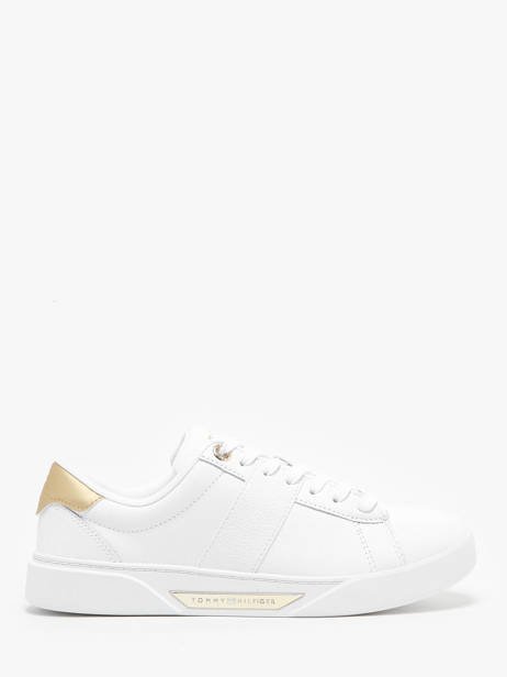 Sneakers Uit Leder Tommy hilfiger Wit women 7998YBS