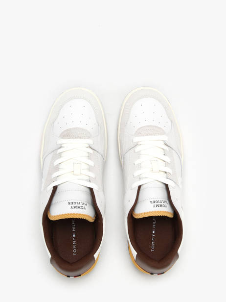 Sneakers Uit Leder Tommy hilfiger Geel men 5215ZE1 ander zicht 3