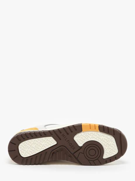 Sneakers Uit Leder Tommy hilfiger Geel men 5215ZE1 ander zicht 4