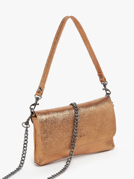 Cross Body Tas Nine Leder Milano Goud nine NI24063 ander zicht 2