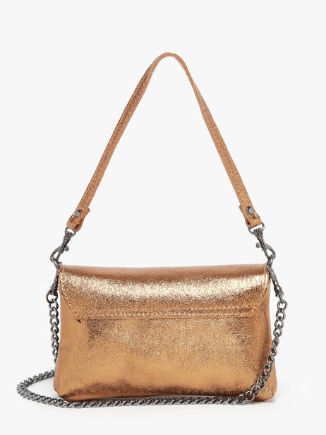 Cross Body Tas Nine Leder Milano Goud nine NI24063 ander zicht 4