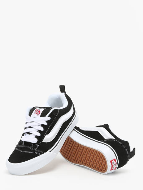 Sneakers Knu Skool Uit Leder Vans Zwart unisex 9QC6BT1 ander zicht 3