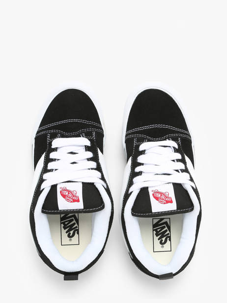 Sneakers Knu Skool Uit Leder Vans Zwart unisex 9QC6BT1 ander zicht 4