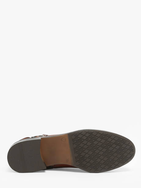 Enkellaarsjes Tierra Uit Leder Dorking Bruin theme D8003 ander zicht 5