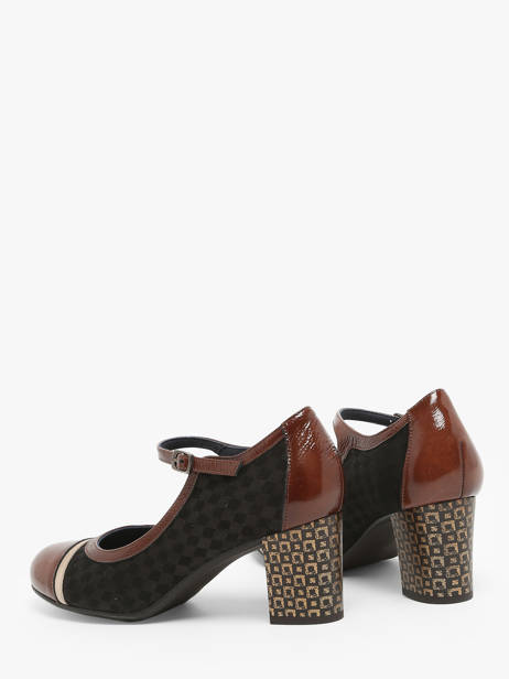 Pumps Rodin Uit Leder Dorking Bruin theme D8669 ander zicht 3