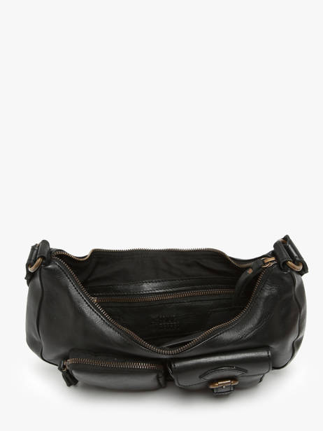 Cross Body Tas Cargo Leder Basilic pepper Zwart cargo BCAR04 ander zicht 3