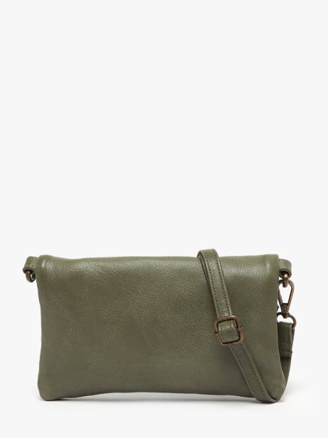 Cross Body Tas Cow Leder Basilic pepper Groen cow BCOW75 ander zicht 5